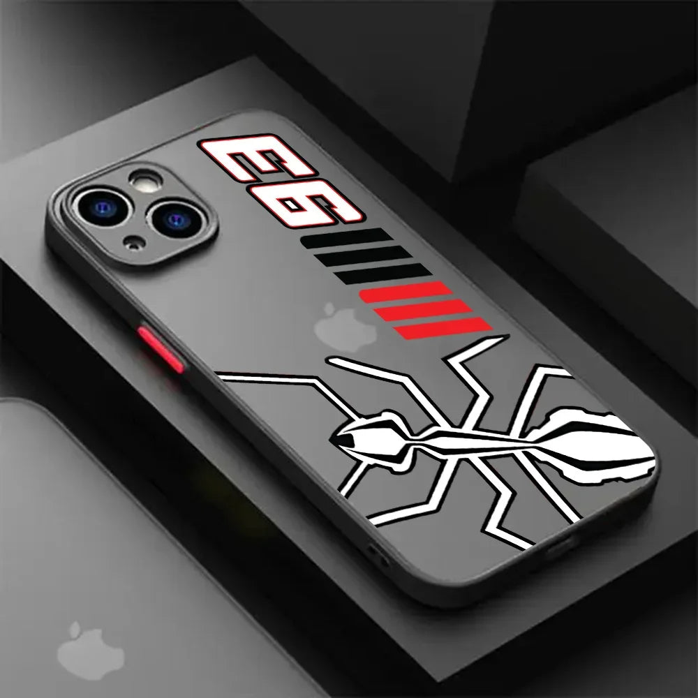 Funda iPhone Mate Logo Hormiga M.Márquez