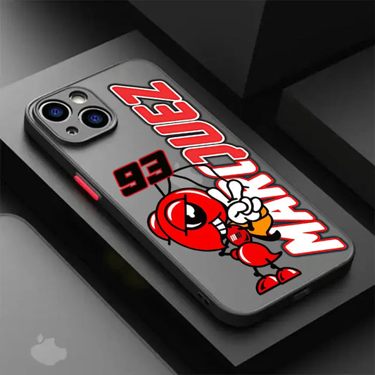 Funda iPhone Mate Logo M.Márquez